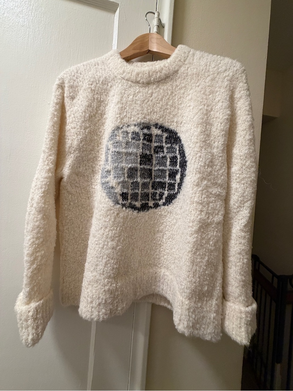 Lingua Franca Alpaca Disco Sweater Small